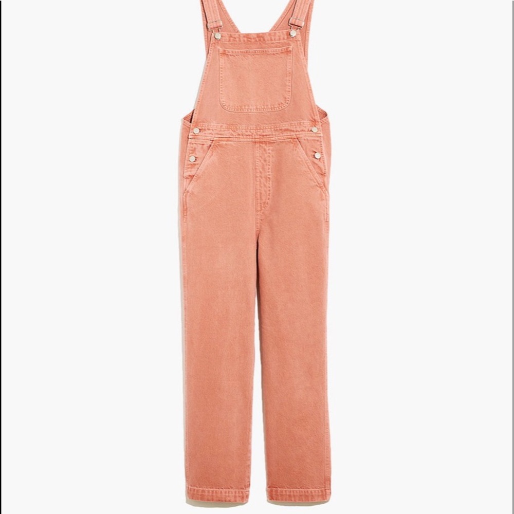 Madewell Rose Dust Relaxed Overall